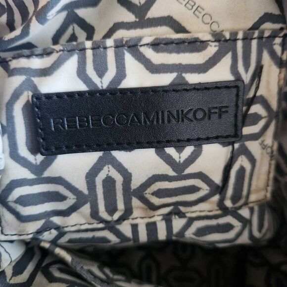 Rebecca Minkoff Backpack Bag Convertible Mini Julian Pebbled Black Leather $298 main image 6